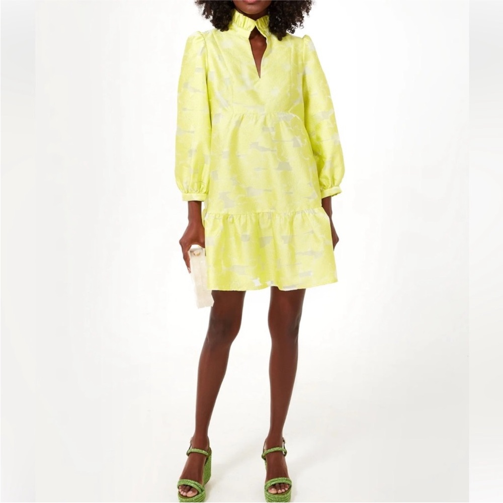Tuckernuck Yellow Printed Mini Dress
